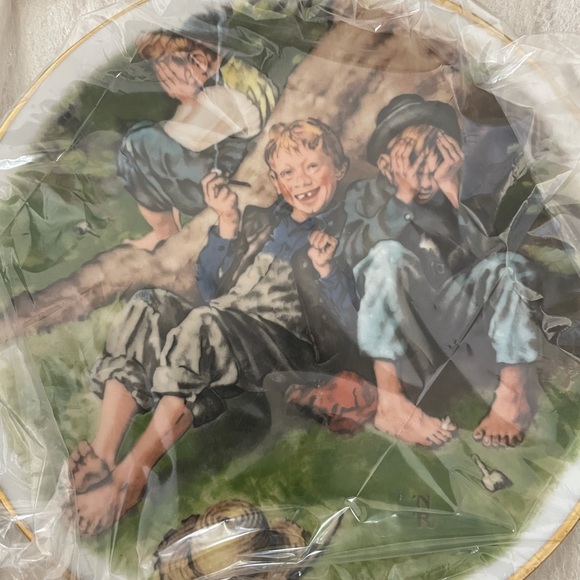 “Norman Rockwell” Tom Sawyer collector plates - Picture 3 of 8